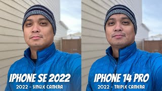 iPhone SE 2022 vs iPhone 14 Pro camera shootout! (Apple Midrange vs Flagship!)