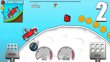 Hill Climb Racing - Gameplay Walkthrough Part 2 - Jeep (iOS, Android)