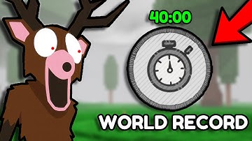 We SPEEDRAN The WORLD RECORD in Roblox 99 Nights...