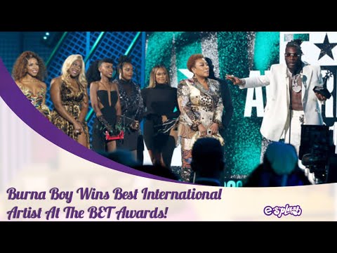 Burna Boy torna-se o primeiro artista africano a ganhar o BET Best  International Award pela quarta vez 