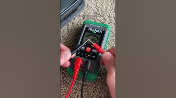 Exploring the Voltage Detection Function of TESMEN TM-510 Smart Digital Multimeter #tesmen