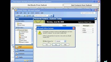 Sobolsoft com   How To Use Excel Import Multiple Outlook Contacts & Emails Software