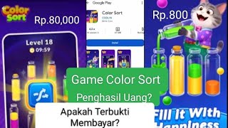 Does the COLOR SORT Game Pay? Turns Out the Money-Making Color Sort App Doesn't Pay! screenshot 1