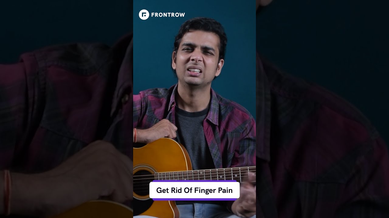 Fingers Hurt from playing GUITAR? Try this! Finger Pain Guitar FrontRow Music YouTube