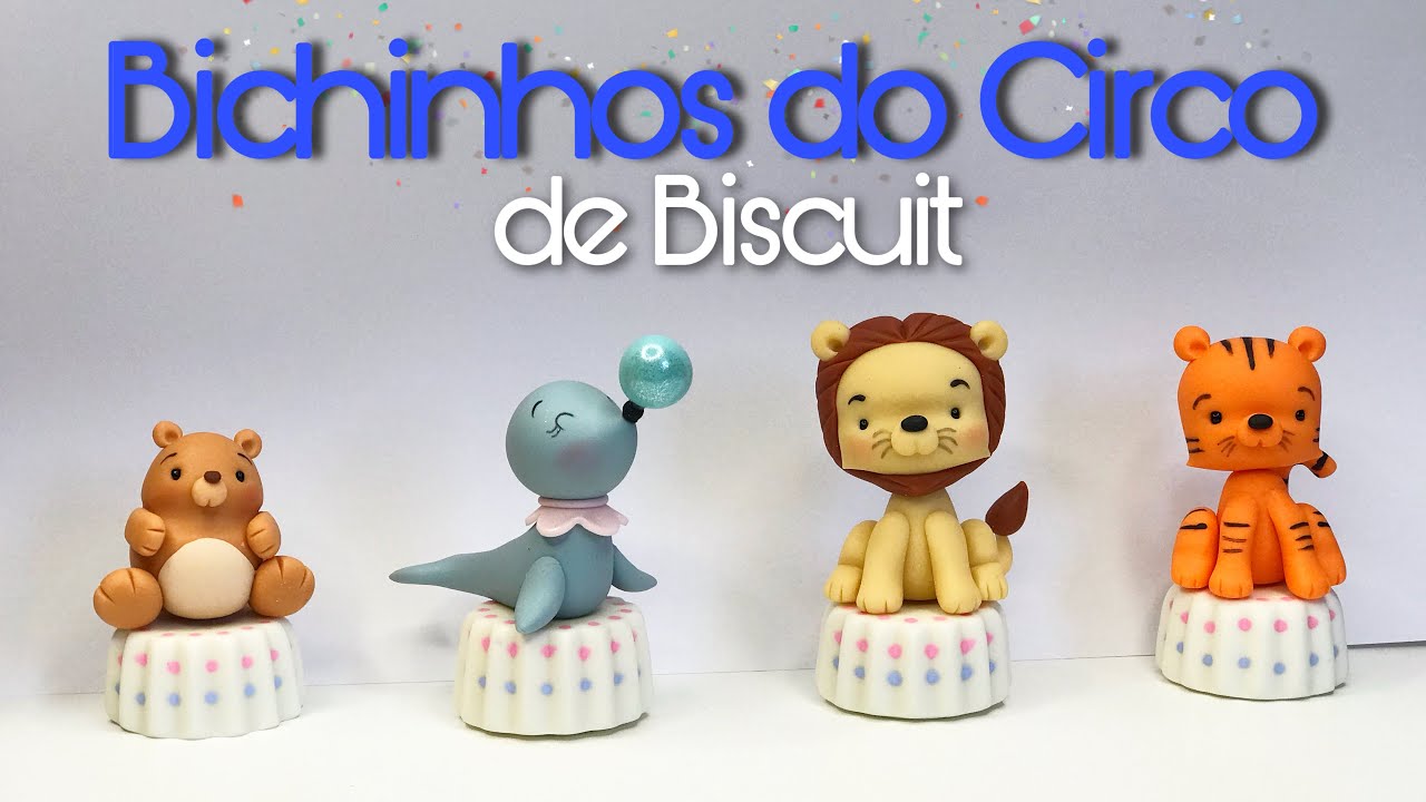 DIY | Bichinhos do Circo | Modelando em Biscuit