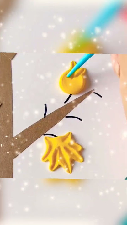 easy clay art in craft idea for tree #shortvideo 😳🥺😳