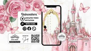 Quinceanera & Sweet Sixteen Invitation 180C