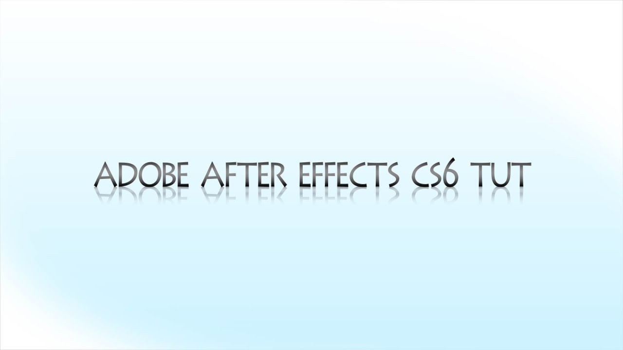 After Effects CS6: Jak zrobić "Proste" INTRO Tutorial PL Full HD (dla ...