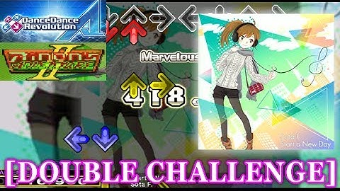 【DDR A】 Start a New Day [DOUBLE CHALLENGE] 譜面確認＋クラップ