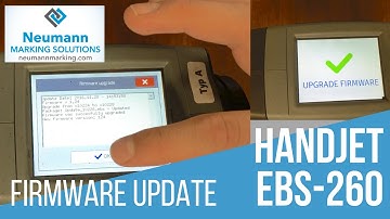 Handjet EBS-260 firmware update, step by step guide.