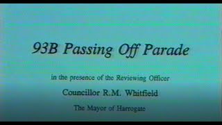 Army Apprentice College Harrogate 93B Passing Off Parade