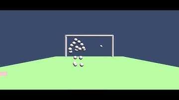 kinect + unity first prototype penalty kick