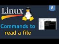 #8 - Linux for DevOps - Commands to read a file | Linux commands to read a file