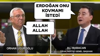 Orhan Uğuroğlu Hayretler Içinde Kaldı. Bakın Erdoğan Ali Babacandan Kimi Kovmasını Istemiş. Resimi