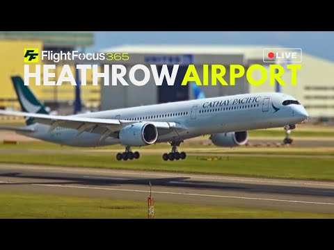 Heathrow Airport Live - Monday 14th July 2025