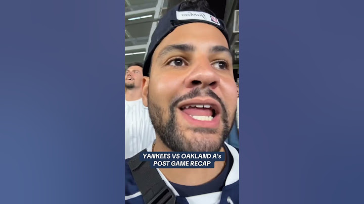 YANKEES VS A's POST GAME RECAP #yankees #newyorkyankees