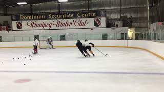 MINOR HOCKEY DRILL - Net Drives With Progression