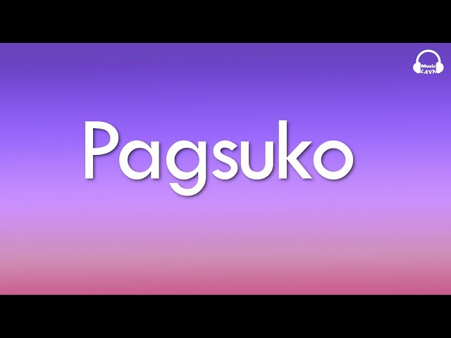 Jireh Lim - Pagsuko (Lyrics) class=