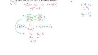 Finding the nth Term of an Unknown Geometric Sequence Practice