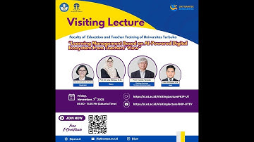 Visiting Lecture : “Learning Management Based on AI-Powered Digital Ecosystem from Teachers’ View