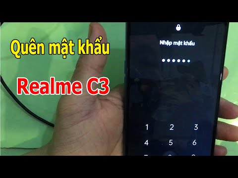 Cách phá mật khẩu mở khóa màn hình Realme C3 khi bị quên