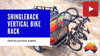 Installation of the Shingleback Vertical Bike Rack and Swing Arm