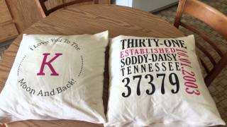 Thirty-One's NEW Canvas Pillows!