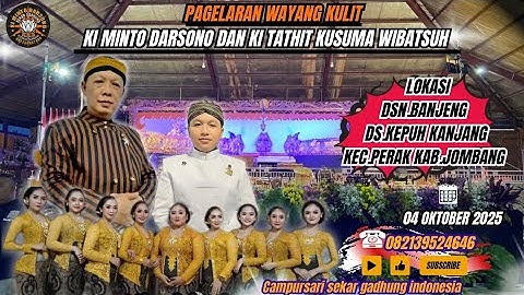 🛑 WAYANG KULIT DALANG KI MINTO DARSONO & KI THATHIT K.W / "GATHUTKACA SINOPATI" // LIVE JOMBANG