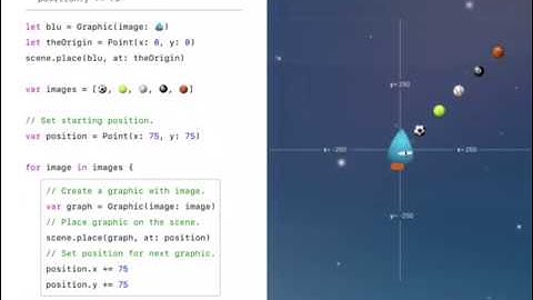 Swift Playgrounds: Placing an Array of Images