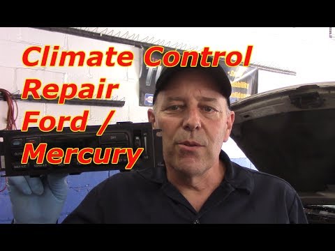 How to diagnose and repair ac vent control problem Ford / Mercury