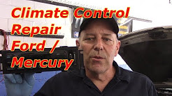 How to diagnose and repair ac vent control problem Ford / Mercury