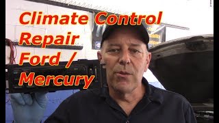 How to diagnose and repair ac vent control problem Ford / Mercury