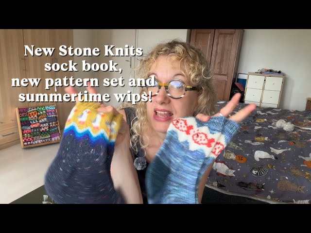 Stone Knits new sock book reveal, new seaside sock patterns and my