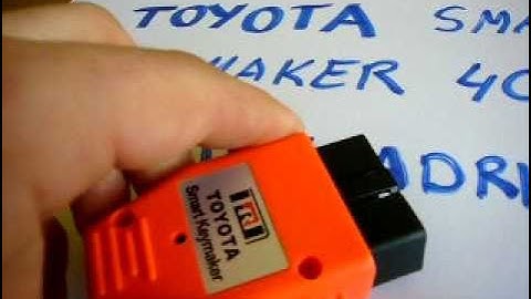 TOYOTA SMART KEYMARKER 4C,4D- board inside,desmontada, w środku