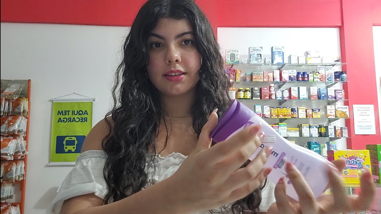 ASMR NA FARMÁCIA tapping em produtos 💊 parte 2