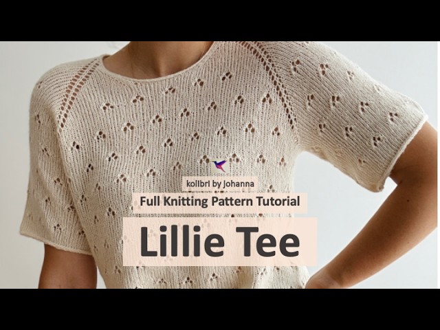 The Love Letter Top Tutorial - How To Knit Lace - YouTube