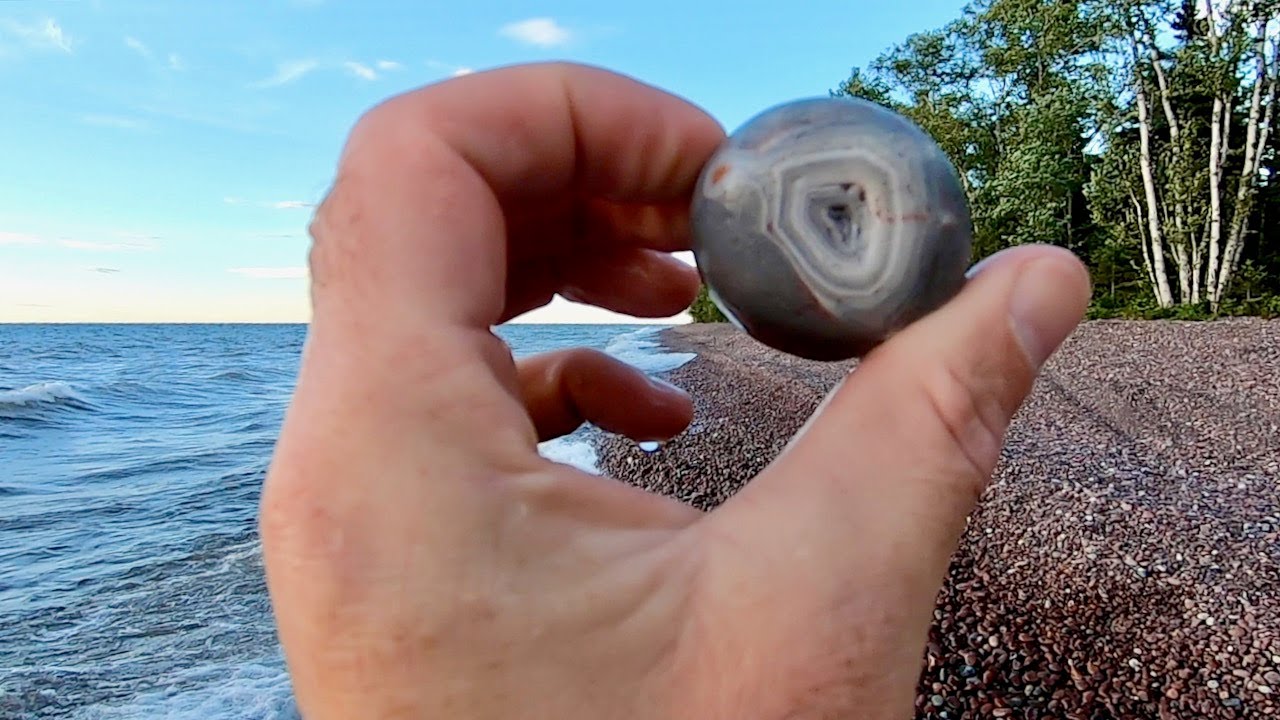 Gratiot River Park Rock Hunt in the Keweenaw Peninsula YouTube