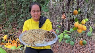 เข้าป่าหาของป่าวันนี้ เก็บผลไม้ป่า!!หาแหย่ไข่มดแดง!!ไข่มดแดงไข่เต่งๆ ผลไม้ป่า2ชนิด!! 26 มี.ค 2567