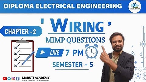 WIRING CH-2/ GTU MOST IMP QUESTIONS