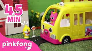 Car Town Special🚌| Car Videos | +Compilation | Pinkfong Songs \& Stories for Children