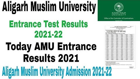 amu entrance result 2021 || amu ba result 2021 || amu class 11 result 2021 || amu admission 2021