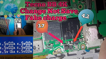 TECNO BB 4K/TECNO SPARK 4 LITE/TECNO 4 plus /Charge Not Save/Fake Charging Solution