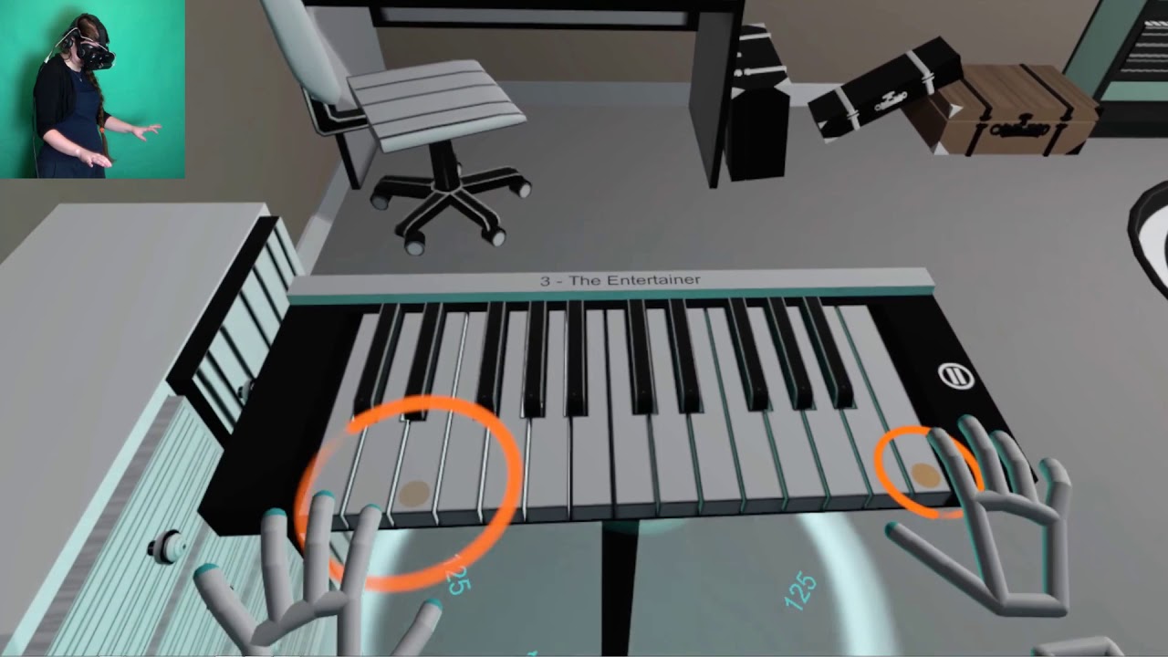 Piano in VR The Entertainer by Scott Joplin on a virtual piano YouTube