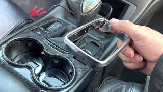 Maserati Gran Turismo Upgrated Carbon Fiber Center console Faceplate