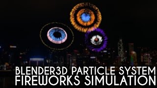 Blender 3D: Fireworks Simulation using Particle System