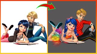 Ladybug Catnoir Miraculous Transformation - Miraculous Cartoon Characters Clothes SWITCH UP Fashion screenshot 5