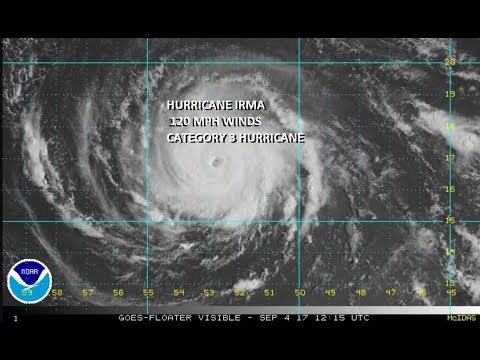 hurricane harvey track Hurricane Irma Category 5 from Leeward Islands to Florida