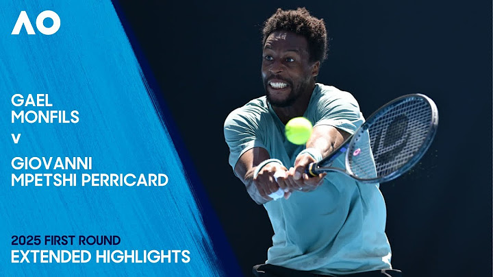 Gael Monfils v Giovanni Mpetshi Perricard Extended Highlights | Australian Open 2025 First Round