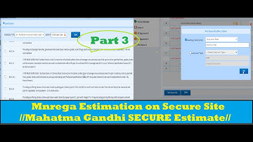 Mnrega Estimation on Secure Site Part 3 //Mahatma Gandhi SECURE Estimate// #Secure Estimate