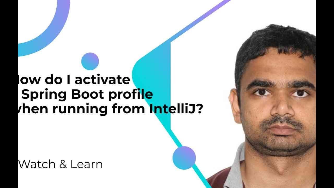 How do I activate a Spring Boot profile when running from IntelliJ? -  YouTube